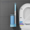 Disposable Replacement Brush Head Toilet Brush Set